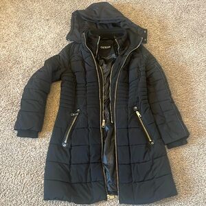 Guess Puffer Coat Jacket Long Size Small